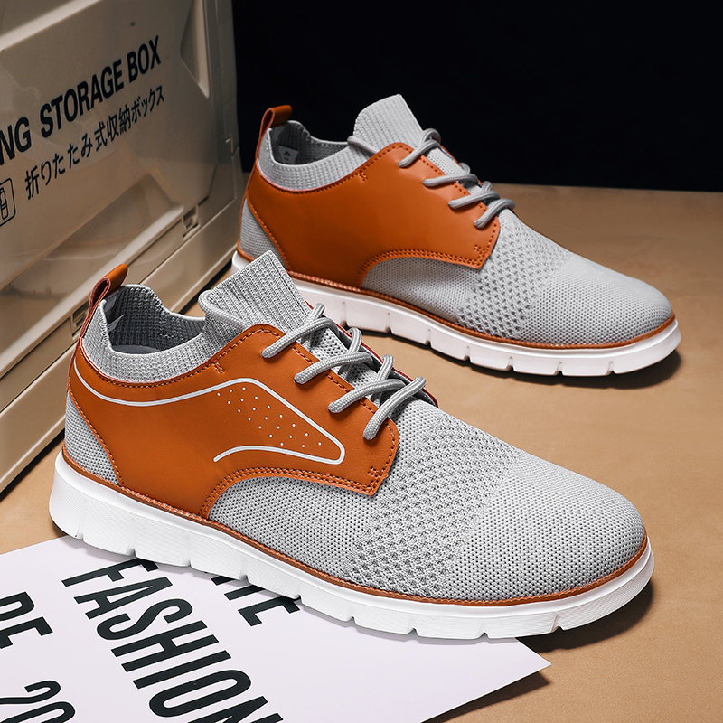 Men'S Shoes Smart - ขายร้อนผู้ชายรองเท้าผ้าใบBreathable Lightขนาดใหญ่รองเท้าสบายๆStreetคนรักแฟชั่นรองเท้าสมาร์ทรองเท้าผ้าใบTenis Zapatillas Hombre