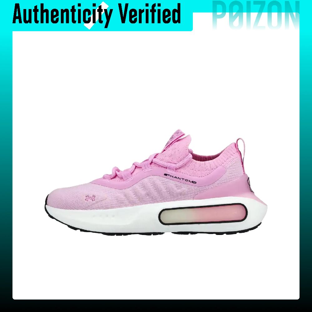 Men Shoes Under 600 - รองเท้าลำลองหุ้มข้อต่ำกันรอยขีดข่วน Under Armour สำหรับผู้หญิง สีชมพู รุ่น