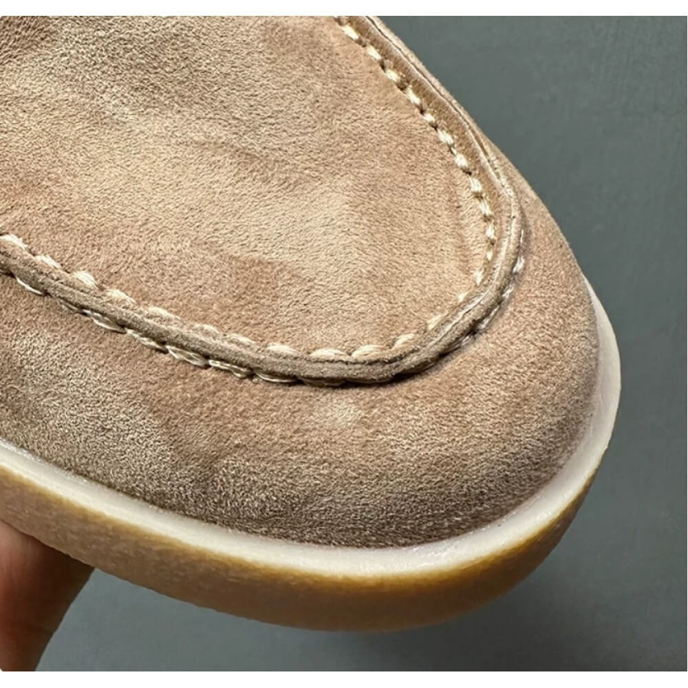 รองเท้าโลฟเฟอร์ส้นตึกหนังกลับส - Men'S Shoes Smart บทวิจารณ์และราคา