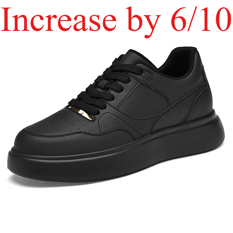 รองเท้าสเก็ตบอร์ดหนังเทียมสำหร - Men'S Shoes Increase Height บทวิจารณ์และราคา