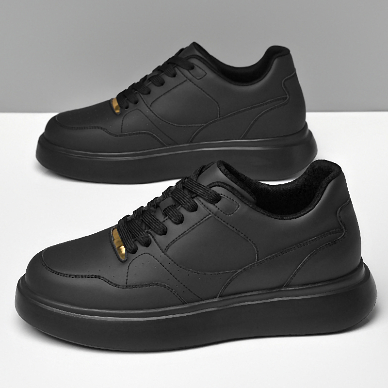 รองเท้าสเก็ตบอร์ดหนังเทียมสำหร - Men'S Shoes Increase Height บทวิจารณ์และราคา