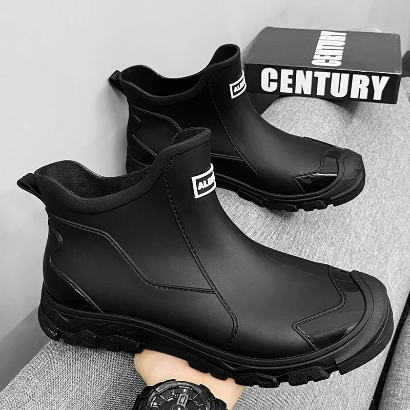 รองเท้าบูทกันฝนสั้นสำหรับผู้ชา - Men'S Shoes Water Resistant บทวิจารณ์และราคา