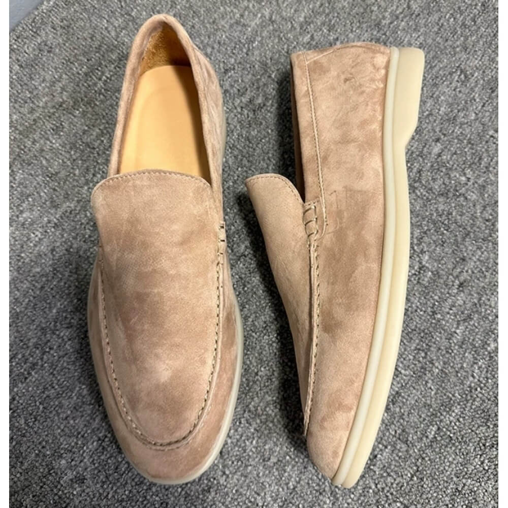 รองเท้าโลฟเฟอร์ลำลองหนังกลับสี - Men'S Shoes Smart บทวิจารณ์และราคา